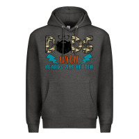 Charcoal Heather dads with beards are better Premium Hoodie - JahusDesignShop