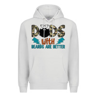 Dove Grey dads with beards are better Premium Hoodie - JahusDesignShop