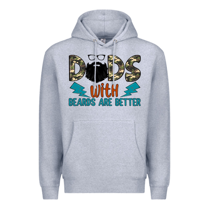 Dads With Beards Are Better Premium Hoodie by JahusDesignShop | Teevron