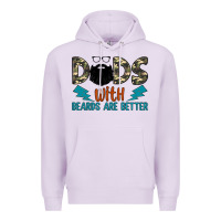 Lilac dads with beards are better Premium Hoodie - JahusDesignShop