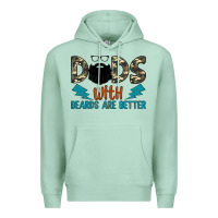Seafoam dads with beards are better Premium Hoodie - JahusDesignShop