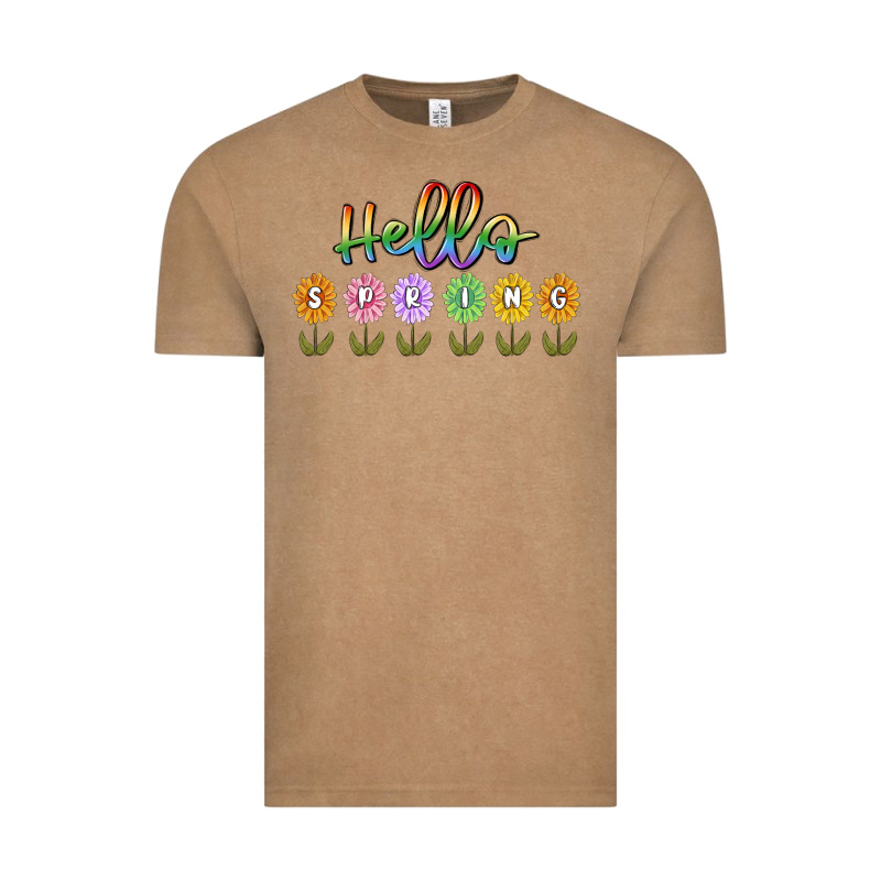 Hello Spring Vintage Tee by MaliasSmallBusiness | Teevron