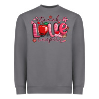 Storm teach love inspire valentines day Heavyweight Sweatshirt - MaliasSmallBusiness