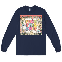 Navy fuck this shit Long Sleeve Tee - MaliasSmallBusiness