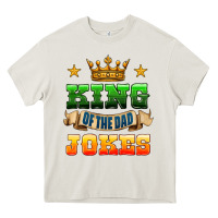 Cream king of the jokes Heavy Core Tee - HRA Design Shop