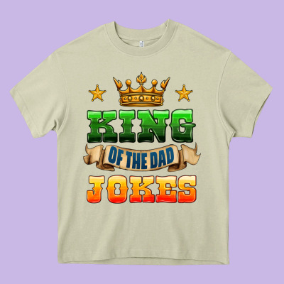 King Of The Jokes Heavy Core Tee Designed By Hra Design Shop