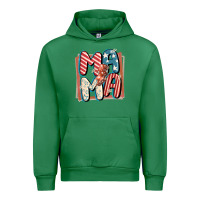 Emerald 4th of July mama with lightning bolt Urban Hoodie - FaDigitalArtStudio