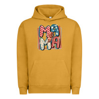 Pigment Peanut Butter 4th of July mama with lightning bolt Urban Hoodie - FaDigitalArtStudio