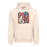 Sandshell 4th of July mama with lightning bolt Urban Hoodie - FaDigitalArtStudio