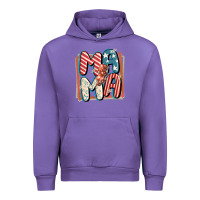 Tulip 4th of July mama with lightning bolt Urban Hoodie - FaDigitalArtStudio
