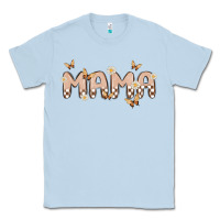 Dusty Blue retro mama Classic Tee - MaliasSmallBusiness