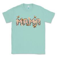 Seafoam retro mama Classic Tee - MaliasSmallBusiness