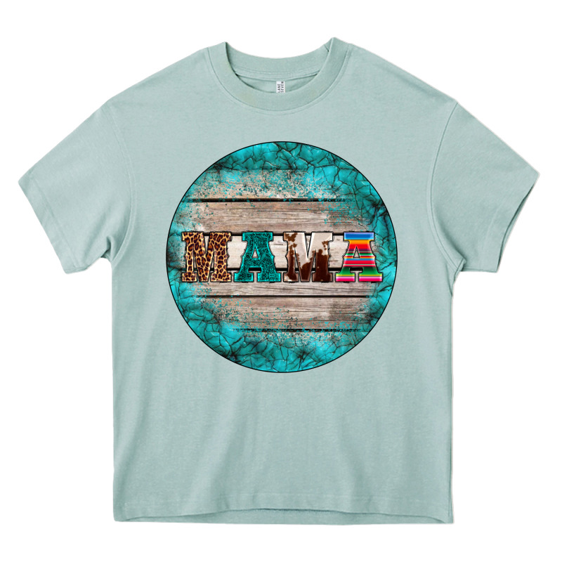 Western Turquoises Mama Ornament Heavy Core Tee by BarkalooDesign | Teevron