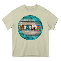 Mossy western turquoises mama ornament Heavy Core Tee - BarkalooDesign