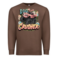 Chestnut Egg crusher Easter truck Easter Day Premium Sweatshirt - HowdyJamesFarm