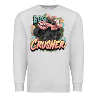 Dove Grey Egg crusher Easter truck Easter Day Premium Sweatshirt - HowdyJamesFarm