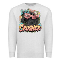 Oatmeal Heather Egg crusher Easter truck Easter Day Premium Sweatshirt - HowdyJamesFarm