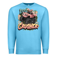Ocean Blue Egg crusher Easter truck Easter Day Premium Sweatshirt - HowdyJamesFarm