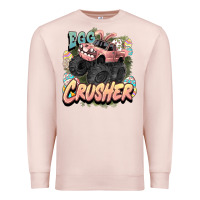 Pale Pink Egg crusher Easter truck Easter Day Premium Sweatshirt - HowdyJamesFarm