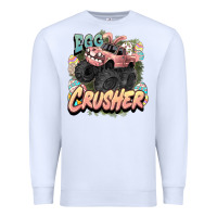 White Egg crusher Easter truck Easter Day Premium Sweatshirt - HowdyJamesFarm