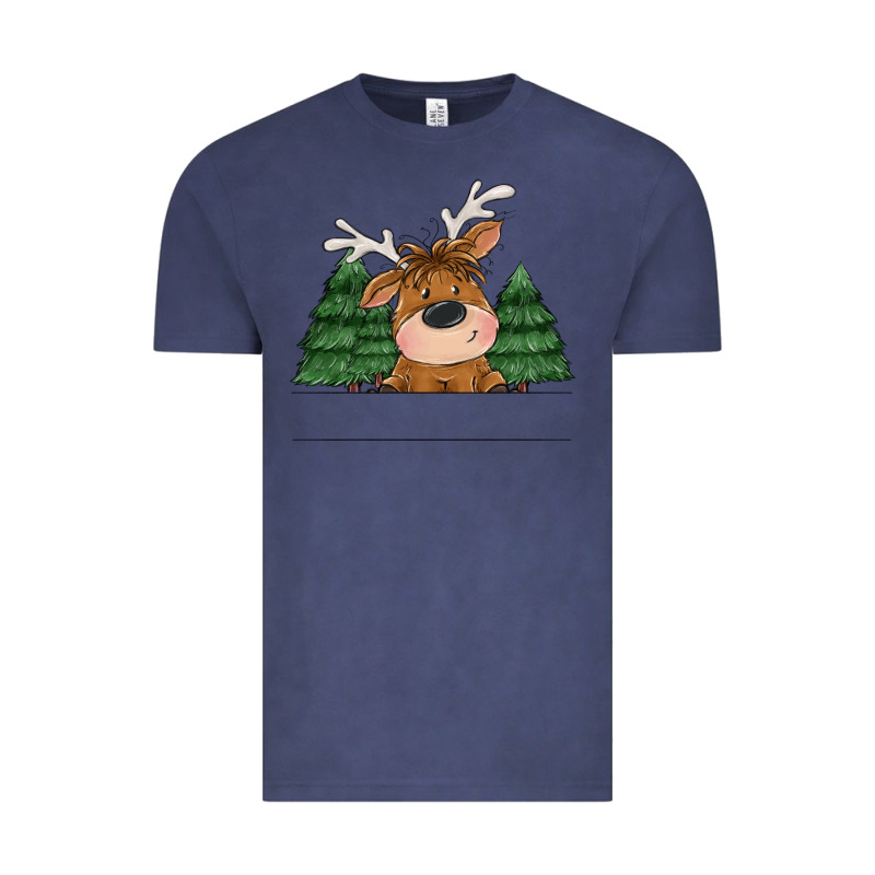 Personalized Christmas Deer Vintage Tee by MaliasSmallBusiness | Teevron