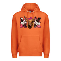 Western Highland Cow Mom Premium Hoodie | Teevron