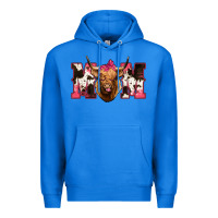 True Royal Western Highland Cow mom Premium Hoodie - HowdyJamesFarm