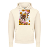 Vintage Artic Western Cute Baby Deer Fawn Vintage Hoodie - LillyAllenDesigns
