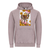 Vintage Zinc Western Cute Baby Deer Fawn Vintage Hoodie - LillyAllenDesigns