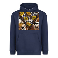 Navy western sunflowers and cowhide tumbler tbs Heavyweight Hoodie - TumblerDesignByShophia