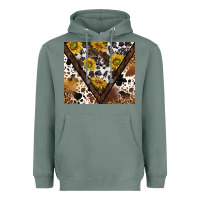 Sage western sunflowers and cowhide tumbler tbs Heavyweight Hoodie - TumblerDesignByShophia