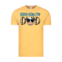 Vintage Mustard holy cow i'm dad Vintage Tee - MaliasSmallBusiness