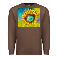Chestnut sparkling sunflower Premium Sweatshirt - TumblerDesignByShophia