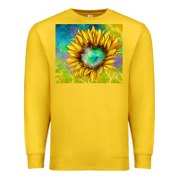 Lemon sparkling sunflower Premium Sweatshirt - TumblerDesignByShophia