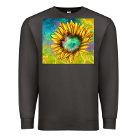 Smoke sparkling sunflower Premium Sweatshirt - TumblerDesignByShophia