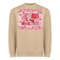 Mushroom jesus is my valentine Heavyweight Sweatshirt - MaliasSmallBusiness