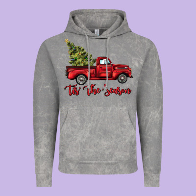 Tis The Season Vintage Hoodie Designed By Barkaloodesign