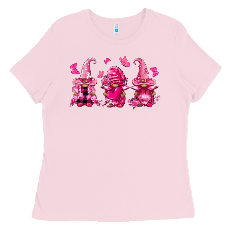 Breast Cancer Gnomies Ladies Tee by FaDigitalArtStudio | Teevron