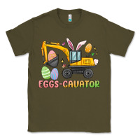 Army Green eggs cavator easter Classic Tee - MaliasSmallBusiness
