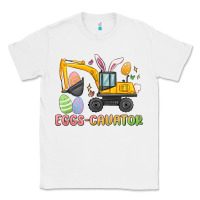 White eggs cavator easter Classic Tee - MaliasSmallBusiness