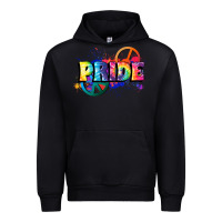 Black Hippie pride Urban Hoodie - FaDigitalArtStudio