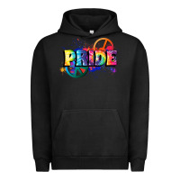 Pigment Black Hippie pride Urban Hoodie - FaDigitalArtStudio