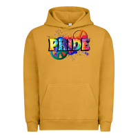 Pigment Peanut Butter Hippie pride Urban Hoodie - FaDigitalArtStudio