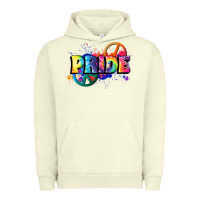 Pigment Pistachio Hippie pride Urban Hoodie - FaDigitalArtStudio
