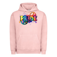 Pigment Salmon Hippie pride Urban Hoodie - FaDigitalArtStudio