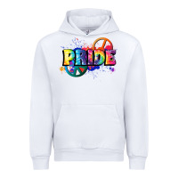 White Hippie pride Urban Hoodie - FaDigitalArtStudio