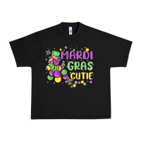 Black mardi gras cutie Urban Heavy Tee - MaliasSmallBusiness