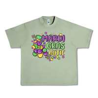 Oil Green mardi gras cutie Urban Heavy Tee - MaliasSmallBusiness