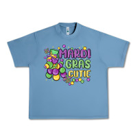 Pebble Blue mardi gras cutie Urban Heavy Tee - MaliasSmallBusiness