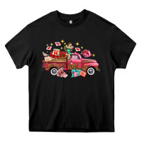 Valentine's Day Truck Photography Love Side View Heavy Core Tee | Teevron